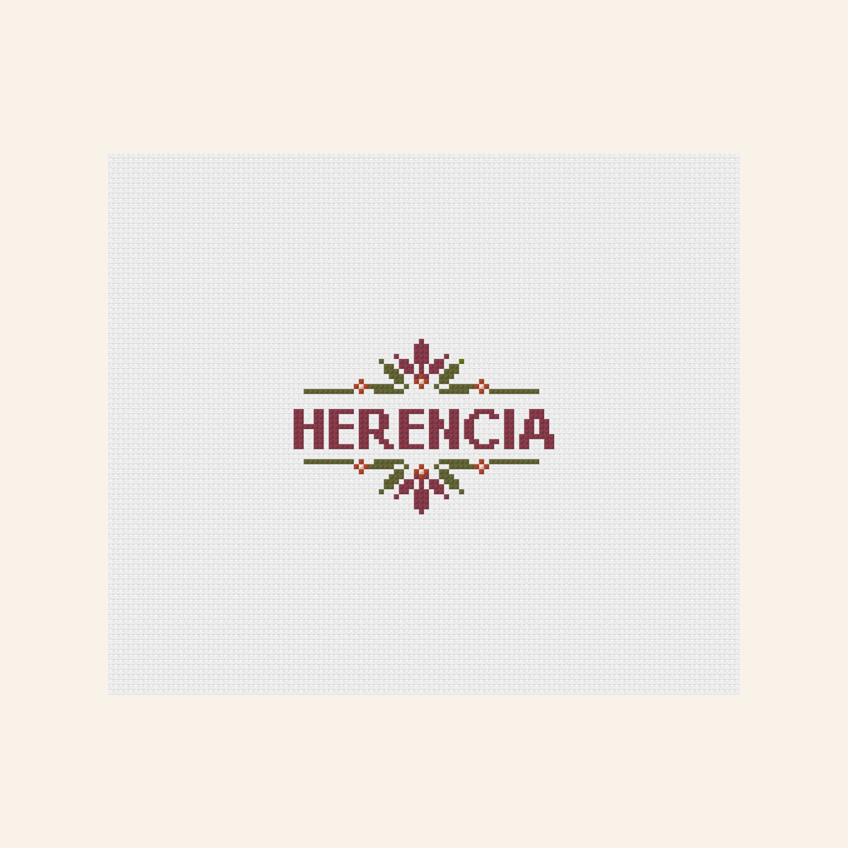 HERENCIA — Digital Needlepoint Chart